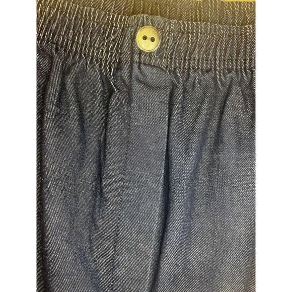 Woman Within Dark Blue Elastic Waist Denim Jeans Size 28W Petite - Picture 2 of 11